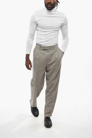 Pantaloni in Lana a 1 Pince
