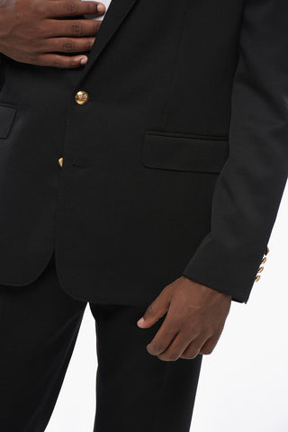 Giacca in Lana Uno Spacco Revers Classico