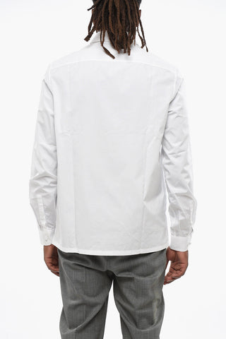 Poplin Cotton Shirt with Breast Pocket