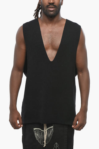 LUXOR V-Neck Sleeveless Cashmere Sweater