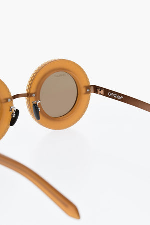 Runde Sonnenbrille CHICAGO mit gravierten Details