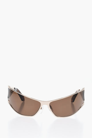 Golden-Effect Frame KENEMA Biker Sunglasses