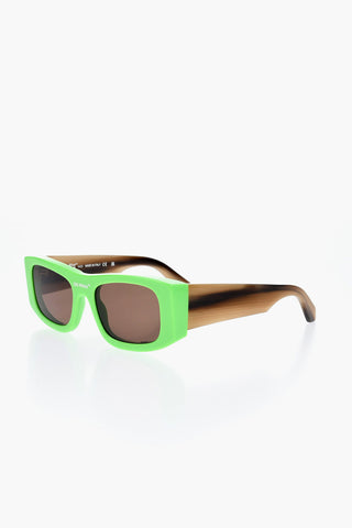 Rectangular Bicolour Sunglasses LUCIO with Gradient Temples