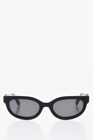 Occhiali Da Sole SPARKS Ovali con Monogram Effetto Dorato