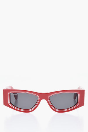 Sunglasses ANDY in Solid Color with Contrasting Details