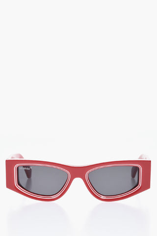 Sunglasses ANDY in Solid Color with Contrasting Details