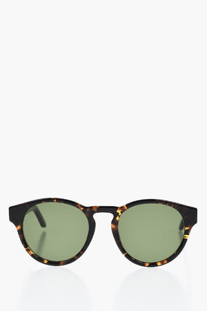 Round Sunglasses OAKLAND in Tortoiseshell with Monogram