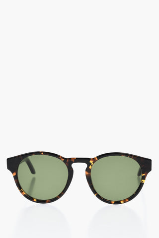 Round Sunglasses OAKLAND in Tortoiseshell with Monogram