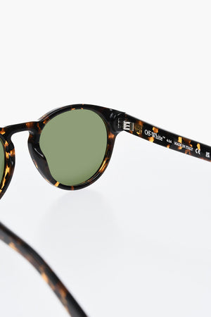 Round Sunglasses OAKLAND in Tortoiseshell with Monogram