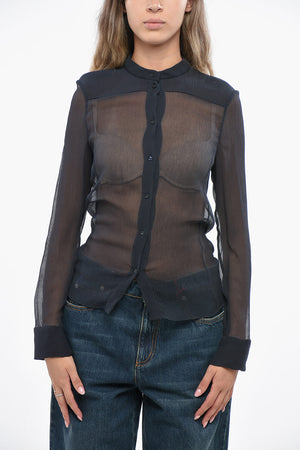 Sheer Silk Blouse
