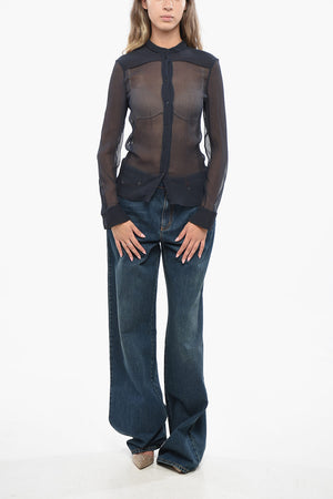 Sheer Silk Blouse