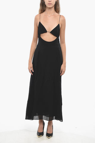 Ausgestelltes Kleid Mit Cut-Out-Details Und Offenem Rücken