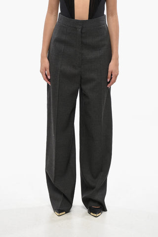 Virgin Wool GORDON Single Pleated Pants