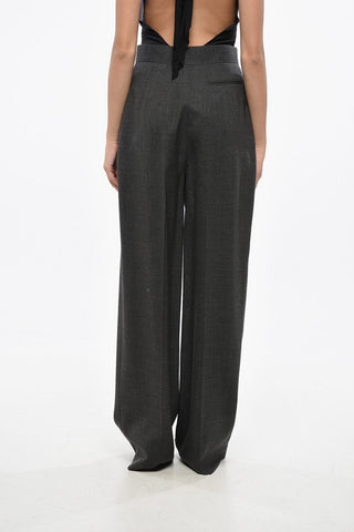 Virgin Wool GORDON Single Pleated Pants