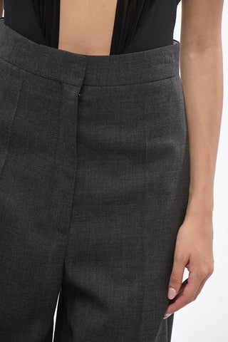 Virgin Wool GORDON Single Pleated Pants