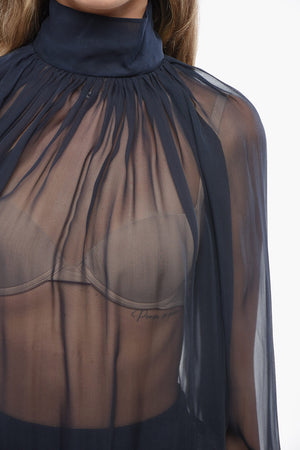 Sheer Silk Blouse
