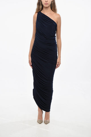 Draped Solid Color DIANA Maxi Dress