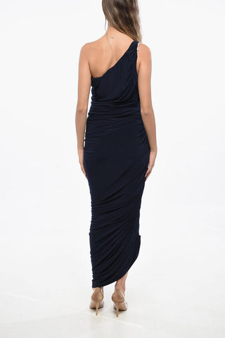 Draped Solid Color DIANA Maxi Dress