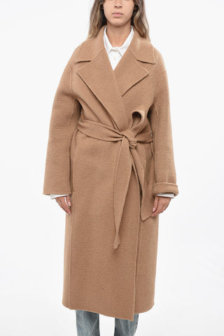 Cappotto MALIKA In Cashmere con Spacco