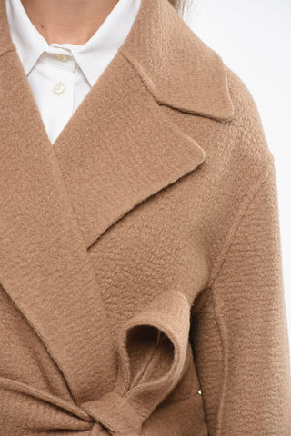 Cappotto MALIKA In Cashmere con Spacco