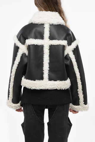 Giubbotto KRISTY In Eco Shearling Doppiopetto