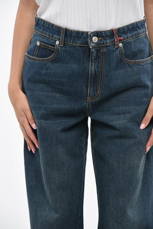 Jeans a Gamba Larga a Vita Alta