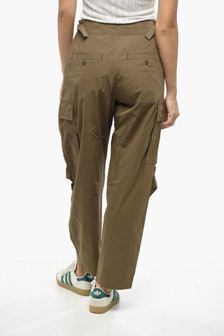 ETOILE Cotton Cargo Trousers REBECCA with Industrial Belt