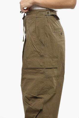 ETOILE Cotton Cargo Trousers REBECCA with Industrial Belt