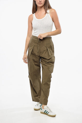 ETOILE Cotton Cargo Trousers REBECCA with Industrial Belt