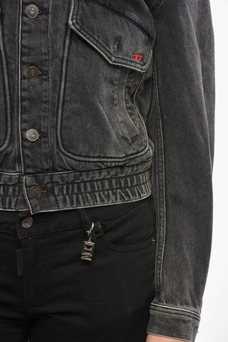 Jeansjacke DE-TRACY mit Logoknöpfen