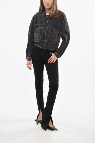 Jeansjacke DE-TRACY mit Logoknöpfen