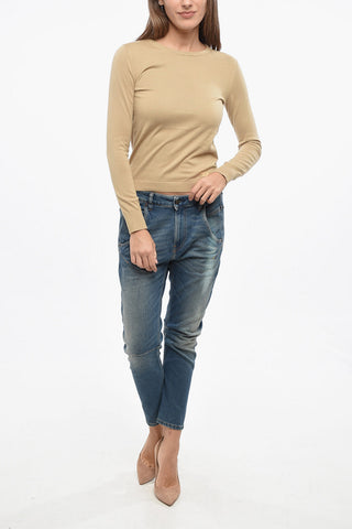 Rundhalstop M-ARIANNE-NEW aus leichter Baumwolle