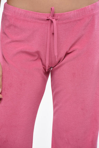 Velvet Boot Cut Pants