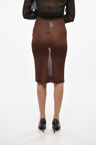 Solid Color Sheer Longuette
