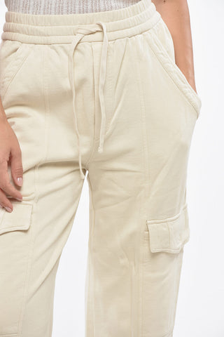 ETOILE Joggers Cargo PEORANA in Cotone Felpato 