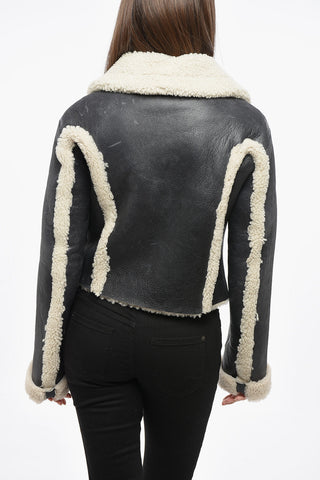 투톤 시어링 재킷 L-KRITI