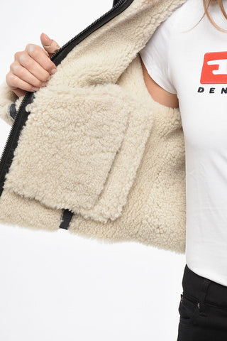 투톤 시어링 재킷 L-KRITI