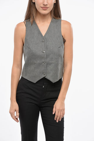 Gilet PAULINE a 4 Bottoni con Martingala