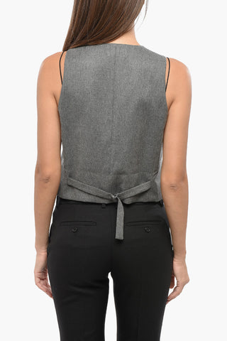 Gilet PAULINE a 4 Bottoni con Martingala