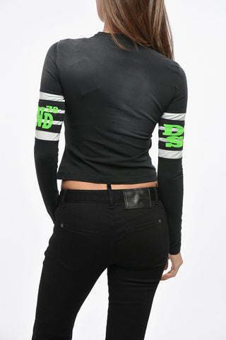 Slim-Fit Henley T-Shirt T-UNCSERAFIN with Raised Details