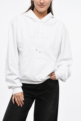 Cotton Hoodie with Embossed Logo