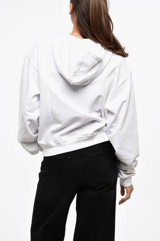 Cotton Hoodie with Embossed Logo