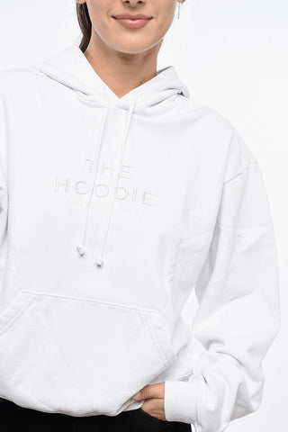 Cotton Hoodie with Embossed Logo