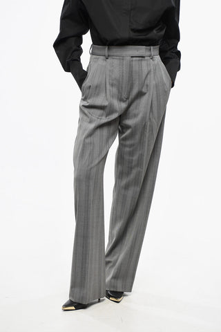 SPORTMAX Herringbone ANDALO Wool Blend Pants