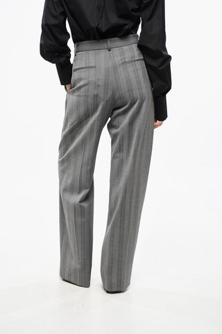 SPORTMAX Herringbone ANDALO Wool Blend Pants