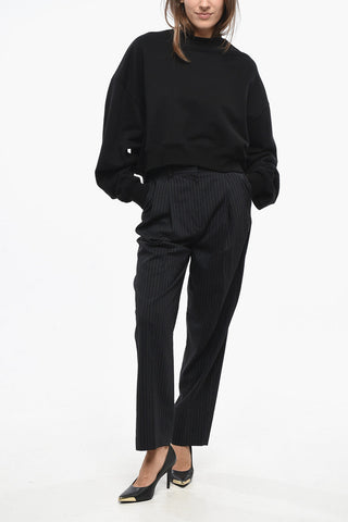 Crew Neck Brushed Cotton Sweatshirt
