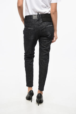 Jeans Cool Girl Fit con Patch in Velcro 15cm