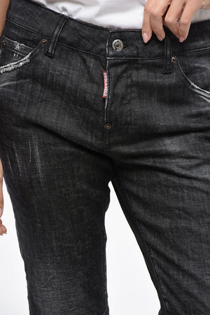 Jeans Cool Girl Fit con Patch in Velcro 15cm