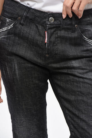 Jeans Cool Girl Fit con Patch in Velcro 15cm