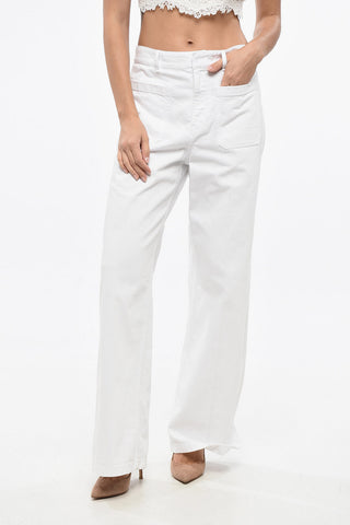 Straight-Fit Jeans with 28cm Concealed Closure